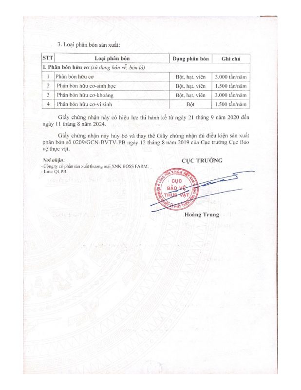 Giấp phép sản xuất phân bón page 0002